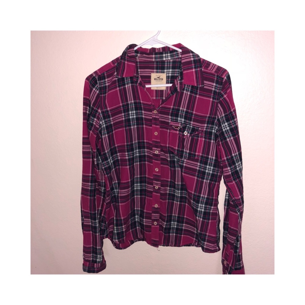 Hollister Flannel (Pink)